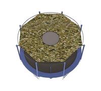 Ombrellone Rotondo Per Trampolino - Tettuccio Protettivo Da 8ft-16ft, Parte Di Ricambio Per Blocco UV Per Esterni, Accessorio Per Protezione Solare Per Trampolini Da Giardino | Copertura Ricreativa Pe