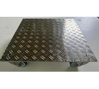 Ombrellone Schwerlast Poolroller AluGrip-SSV640-VA bis640kg Rotelle IN Acciaio