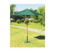 OMBRELLONE TONDO IN LEGNO CM. 250 6 STECCHE COLORE BIANCO O VERDE