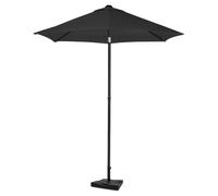 Ombrellone Torbole - Ø200cm - Ombrellone Premium - Antracite/nero | Include base in cemento di 20 kg.