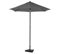 Ombrellone Torbole - Ø200cm - Ombrellone Premium - Grigio | Include base in cemento di 20 kg.