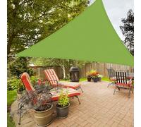 Ombrellone triangolare 3 x 3 x 4,3 m, impermeabile, protezione UV al 90%, resistente, per esterni, per patio e tessuto Oxford resistente