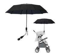Ombrellone universale per carrozzina, passeggino e passeggino, protezione UV UPF 50+, design a clip per passeggini, passeggini e passeggini