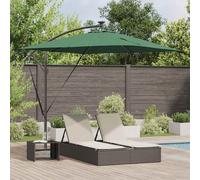 Ombrellone Verde 249 x 249 x 250 cm Poliestere e Alluminio