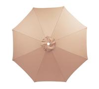 Ombrelloni da giardino, 8 stecche di ricambio for ombrellone, tessuto protettivo for ombrellone da esterno, tessuto da giardino, 2,0 m, 0,30 m, 0,50 m, 0,70 m, 3(Champagne,2.5m)