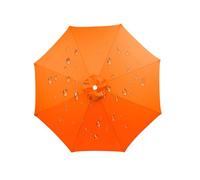 Ombrelloni da giardino, Tettuccio di ricambio for ombrellone, 8 bracci, in tessuto for ombrellone da esterno, copertura da giardino, paralume in tessuto, superiore 2,0 m 3 5 m 0,7 m(Orange,2.0m)