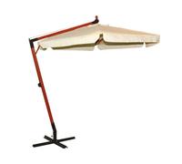 OMBRELLONE ROTONDO PALO LEGNO LATERALE DECENTRATO TONDO 300 CM 3 MT BORDEAUX