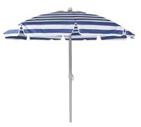 OMBRELLONI OMBRELLONE SPIAGGIA SUN STRIPES Ø 180 cm COLORE BLU/BIANCO