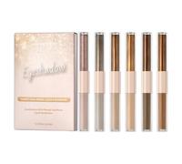 Ombretti Liquidi Per Trucco 6 Pezzi Doppia Estremità Impermeabile | Cosmetici per la Bellezza degli Occhi Ombrello Liquido Per Viaggio Festa Lavoro Banchetto Occasioni Speciali Matrimonio
