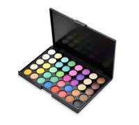 Ombretto impermeabile blu 40 colori segreti ombretto colorato trucco mistabile trucco pigmentato ombretto set regalo set cosmetici adolescente vegano (nero, taglia unica)