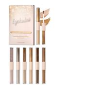 Ombretto Liquido | Doppia Punta Ad Alto Pigmento 6 Pezzi | Ombretto Opaco Glitter Per Trucco | Per Donne Adolescenti Principianti Quotidiano Viaggio Festa Matrimonio