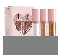 Ombretto liquido - Ombretto 3 volte che cambia colore intenso, indossa ombretti altamente pigmentati tutto il giorno per carnevale Set liquido di perle in metallo liquido