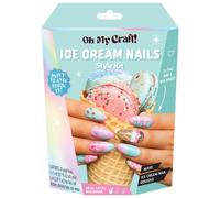 OMC! Ice Cream Glam Nail Art