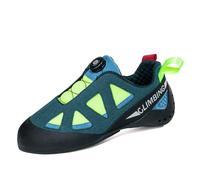 omcam Scarpe da Arrampicata su Roccia da Donna, Scarpe da Ginnastica da Boulder Leggere e Traspiranti Antiscivolo per Lo Sport,Verde,41 EU