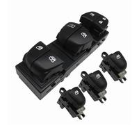OMDHATU 25411-1KL5A-A per N&issan per Sentra per Leaf per Juke per Rogue per X-Trail per Qashqai Interruttore Alzacristallo Elettrico per Porta Auto (Color : A Set)