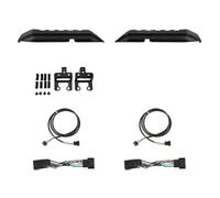 OMDHATU Auto Alta Luce Freno 1 Coppia per Jeep per Wrangler JK 2007-2018 per JL 2018-2023 Luci Posteriori per Auto Terza Luce Freno Luce Freno A Montaggio Alto (Black 2007-2018)