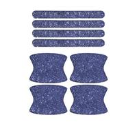 OMDHATU Copri Maniglia Portiera Auto Diamond Auto Strip Universal Car Maniglia per Porta Adesivo Decalcomania Avvertenza Sicurezza di Guida Accessori Bling 8 Pezzi (Color : Blu)