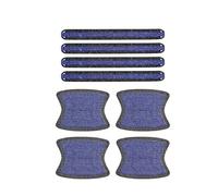 OMDHATU Copri Maniglia Portiera Auto Diamond Auto Strip Universal Car Maniglia per Porta Adesivo Decalcomania Avvertenza Sicurezza di Guida Accessori Bling 8 Pezzi (Color : Blue with Black)