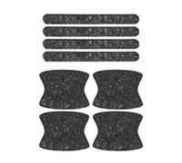 OMDHATU Copri Maniglia Portiera Auto Diamond Auto Strip Universal Car Maniglia per Porta Adesivo Decalcomania Avvertenza Sicurezza di Guida Accessori Bling 8 Pezzi (Color : Nero)