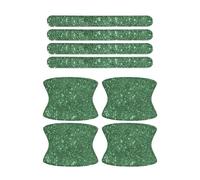 OMDHATU Copri Maniglia Portiera Auto Diamond Auto Strip Universal Car Maniglia per Porta Adesivo Decalcomania Avvertenza Sicurezza di Guida Accessori Bling 8 Pezzi (Color : Verde)