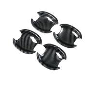 OMDHATU Copri Maniglia Portiera Auto Parte Esterna Accessori Auto Cromati in Fibra di Carbonio per N&issan per Note E12 2013-2019 Copri Maniglia per Porta Adesivi per Finiture Styling (Misurare : 8)