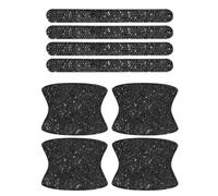 OMDHATU Copri Maniglia Portiera Auto Protezione per Maniglia Portiera Dell'auto Strass Adesivo Universale Resistente Ai Graffi di Sicurezza Copertura della Maniglia Dell'auto 8 Pezzi (Color : Nero)