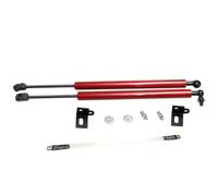 OMDHATU Molle A Gas Cofano Cofano Anteriore Cofano Modifica Ammortizzatori A Gas in Fibra Carbonio Ammortizzatore Ascensore Supporta Ammortizzatore per Jeep per Compass Mk49 (Red Carbon Fiber)