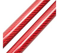 OMDHATU Molle A Gas Cofano Struts del Cofano Cofano Modificare Il Supporto Dell'ascensore Ammortizzatore Dell'asta Pistone Cilindri per Jeep per Wrangler JL 2018 2019 2020-2024 (Red Carbon Fiber)