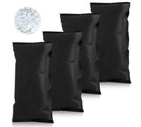 OMECO Deumidificatore per auto, 2000 g, riutilizzo in gel di silica, confezione granulare, contro l'umidità e la nebbia in auto, elimina gli odori sgradevoli per cantine, armadi, auto, 4 x 500 g