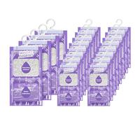 OMECO Sacchetto deumidificatore da appendere, deumidificatore usa e getta, 20 confezioni da 230g, assorbitore idratante con profumo di lavanda, adatto per lavanderia, guardaroba, libreria, ecc