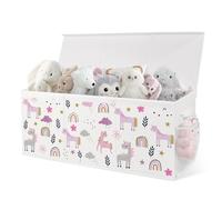 omedecal Cesta Porta Giochi Bambini Contenitori, Pieghevole, 124 L, Grande Oxford Contenitore Cesto Scatola Porta Giochi Baule Portagiochi Bambini Bambino, 96x32x40cm - Unicorno
