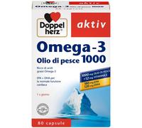 Omega 3 1000-80 Capsule 300 mg Omega 3 (180 mg EPA 120 mg DHA) Olio di Pesce