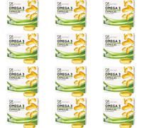 Omega 3 1000mg - 360 Softgel di Olio di Pesce (per 1 Anno) - Omega-3 Fonte di Acidi Grassi Essenziali EPA e DHA - Omega3 Olio Di Pesce Inodore e Senza Retrogusto - Integratore Omega 3 Senza OGM
