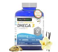 Omega 3 2000mg ad Alta Concentrazione - Integratore con EPA 1000mg e DHA 500mg -