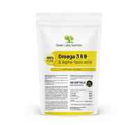 Omega 3-6-9 Softgel - Con Acido Alfa Lipoico & Vitamina E Naturale, Energia