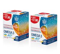 Omega 3 Act Integratore Alimentare a base di Olio di Pesce (EPA DHA) per la