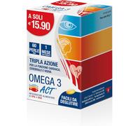 Omega 3 Act, Integratore Alimentare a Base Di Olio Di Pesce (EPA - DHA), per La