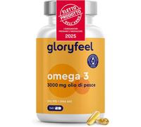 Omega 3 Ad Alto Dosaggio - Eletto PRODOTTO DELL'ANNO 2025-3000 Mg Di Olio Di Pes