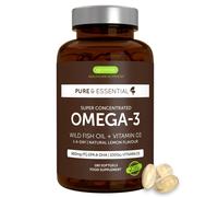 Omega 3 e Vitamina D3 1000ui, Ifos Certificato 5 Stelle, Olio di Pesce rTG Omega