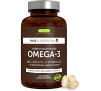 Omega 3 E Vitamina D3 1000Ui, Ifos Certificato 5 Stelle, Olio Di Pesce Rtg Omega