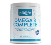 Omega 3 IFOS 5 Stelle Certificato Con Vitamina D3 2000 UI PiùLife 120 Softgel