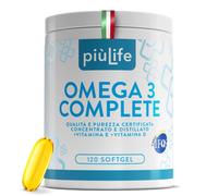 Omega 3 IFOS 5 Stelle Certificato Con Vitamina D3 2000 UI PiùLife 120 Softgel