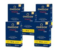 Omega 3 IFOS 5 Stelle OMEGOR Vitality 1000 Omega3 EPA 535mg e DHA 268 mg