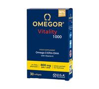 Omega 3 IFOS 5 Stelle OMEGOR Vitality 1000 Omega3 EPA 535mg e DHA 268 mg 30