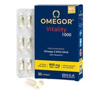 Omega 3 IFOS 5 Stelle OMEGOR Vitality 1000 Omega3 EPA 535mg e DHA 268 mg 30