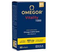 Omega 3 IFOS 5 Stelle OMEGOR Vitality 1000 Omega3 EPA 535mg e DHA 268 mg 60
