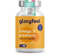 Omega 3 Olio Di Pesce, 1000Mg Di Omega 3 500 Mg EPA + 250 Mg DHA, Integratore Ol