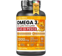 Omega 3 Olio Di Pesce 2000Mg Alto Dosaggio E Vitamina E, 700Mg EPA 500Mg DHA, Se