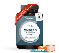 Omega 3 Olio di Pesce con 1000 mg EPA e 500 mg DHA Alto Dosaggio Quotidiano