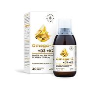 Omega-3 omega 3 370 DHA + D3 D-3 2000IU + K2 K-2MK7 90µg 200 ml AURA ERBE